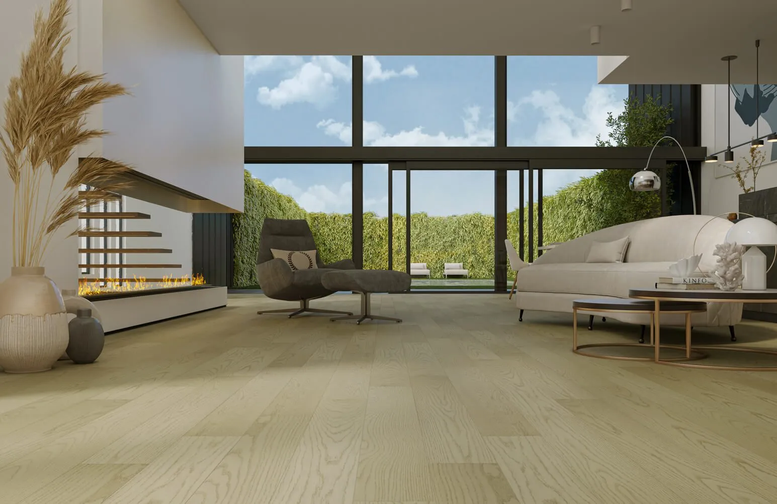 Кварцевый паркет Кварцевый Паркет Quartz Parquet Классик Дуб Шампань 414 7/1,2 мм