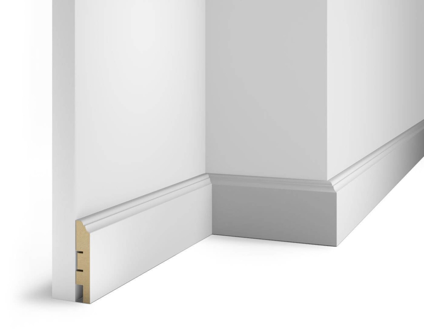 Сопутствующие товары Плинтус Cosca Decor AP27 230x16x2400 мм