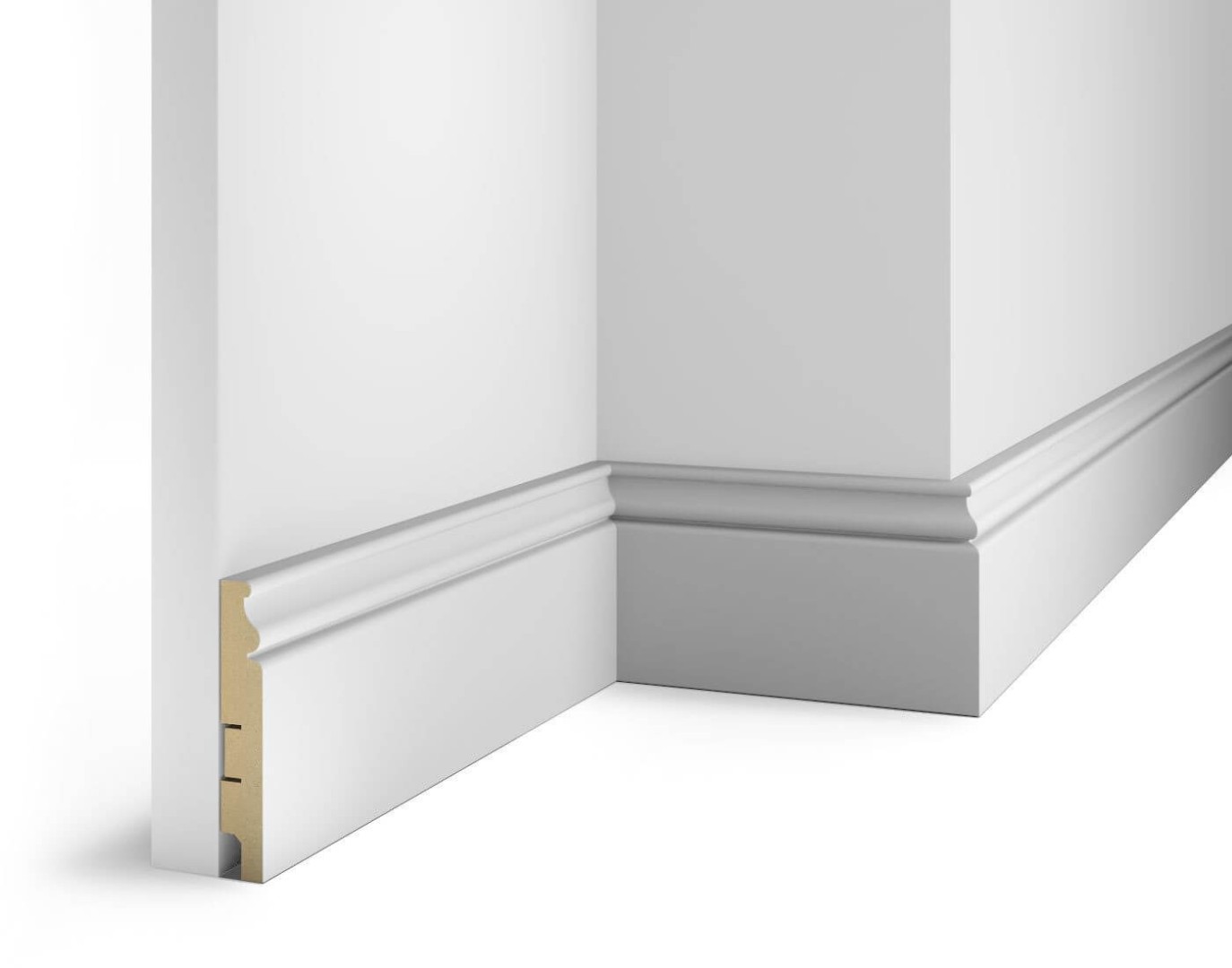 Сопутствующие товары Плинтус Cosca Decor AP27 230x16x2400 мм