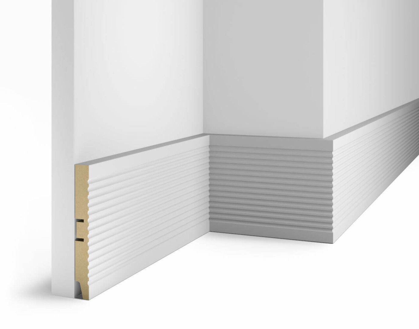 Сопутствующие товары Плинтус Cosca Decor AP27 230x16x2400 мм