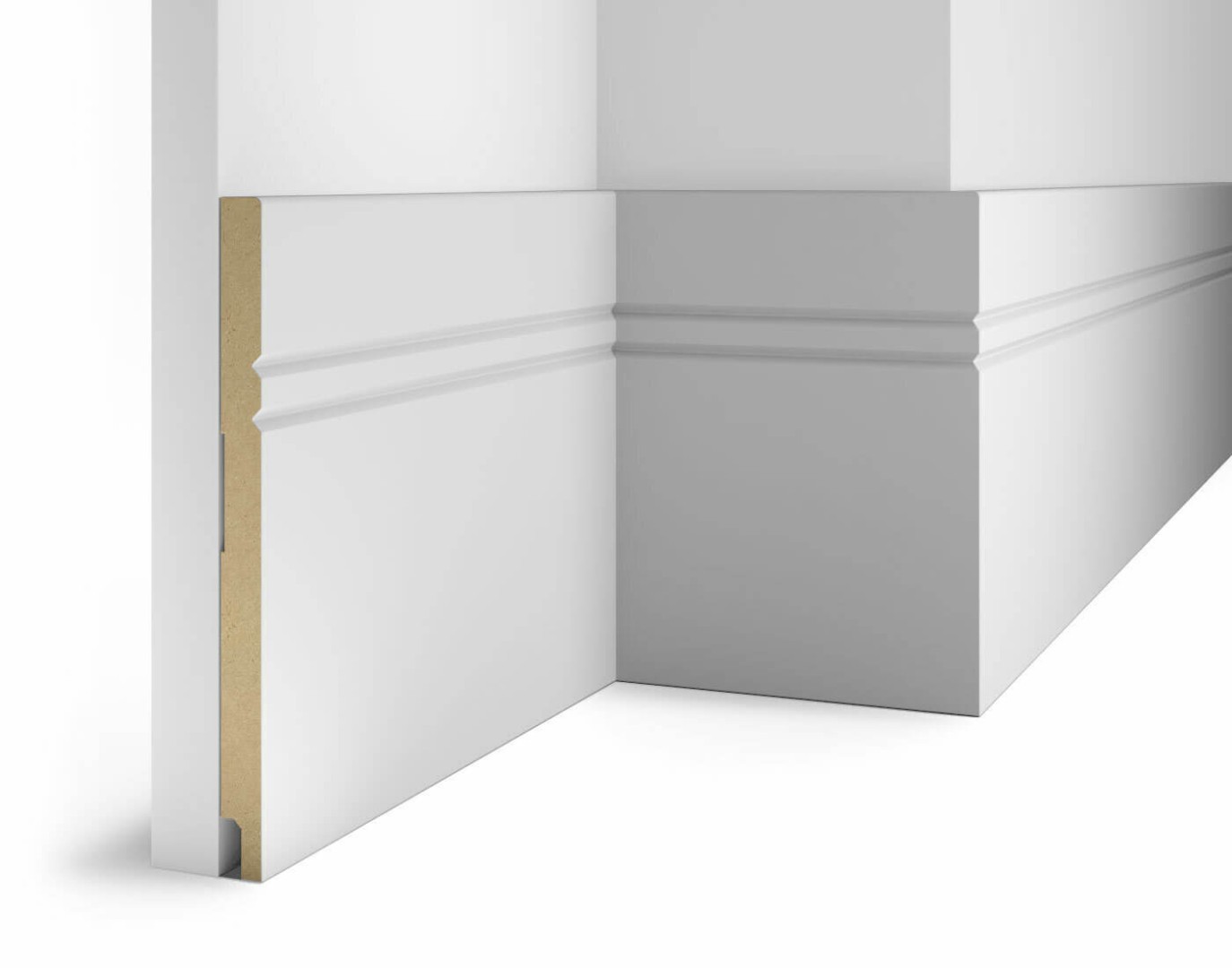 Сопутствующие товары Плинтус Cosca Decor AP27 230x16x2400 мм