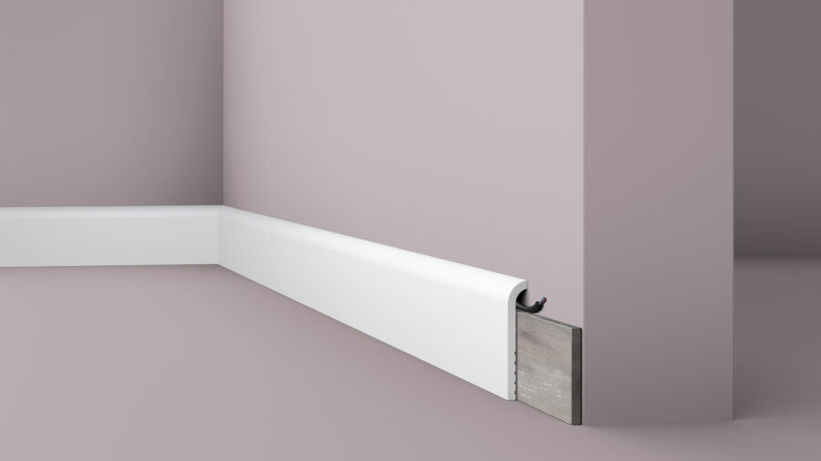 Сопутствующие товары Плинтус Cosca Decor AP27 230x16x2400 мм