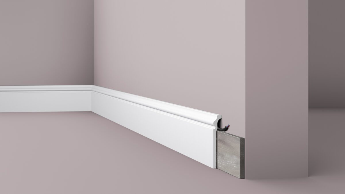 Сопутствующие товары Плинтус Cosca Decor AP27 230x16x2400 мм