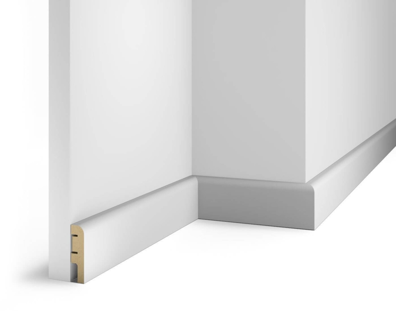 Отделка стен и потолка Плинтус Cosca Decor AP02 60x16x2400 мм