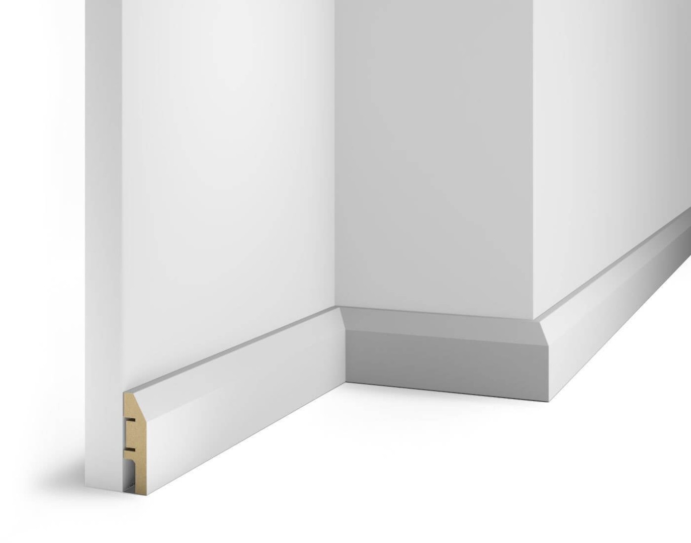 Отделка стен и потолка Плинтус Cosca Decor AP04 60x16x2400 мм
