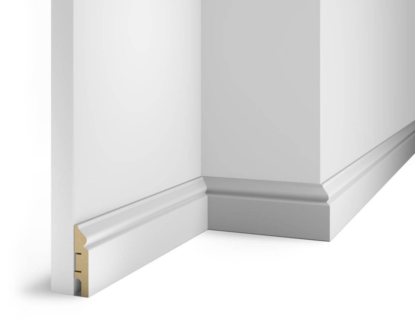 Отделка стен и потолка Плинтус Cosca Decor AP05 70x16x2400 мм