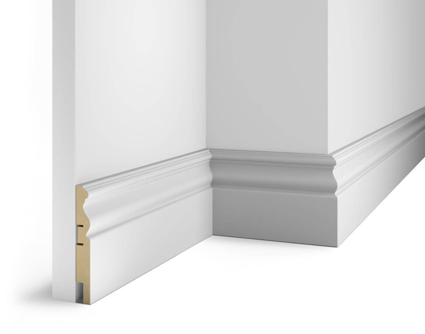 Отделка стен и потолка Плинтус Cosca Decor AP14 115x16x2400 мм