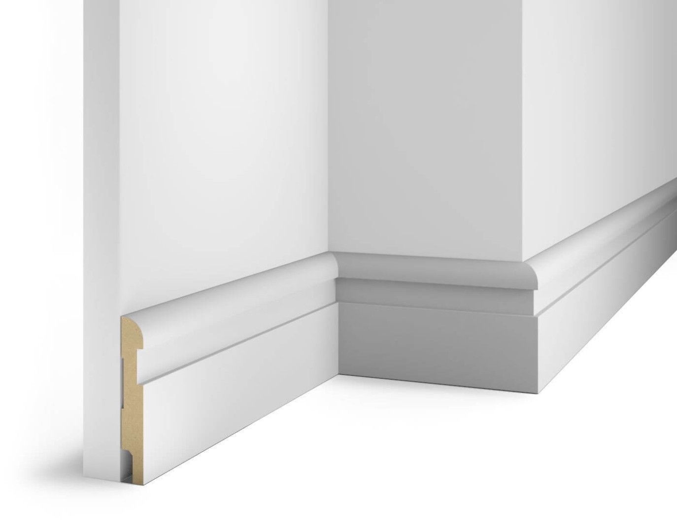 Отделка стен и потолка Плинтус Cosca Decor AP29 102x16x2400 мм