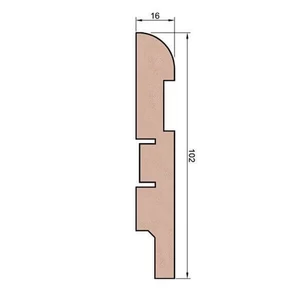 Плинтус Cosca Decor AP29 102x16x2400 мм