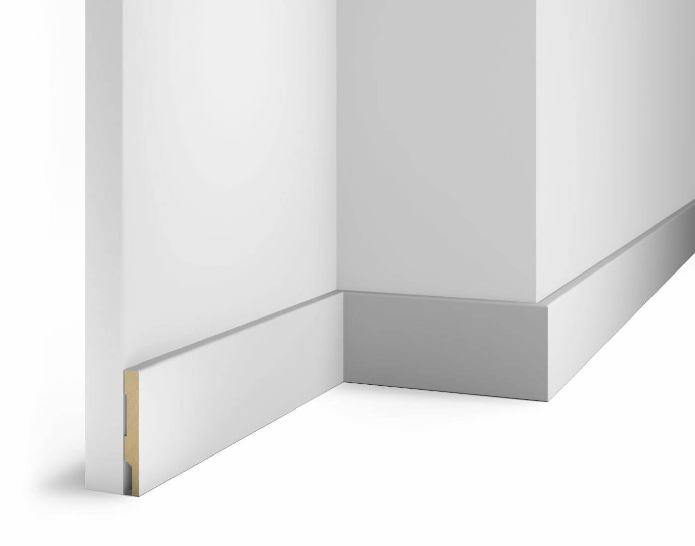 Отделка стен и потолка Плинтус Cosca Decor AP72 75x10x2400 мм