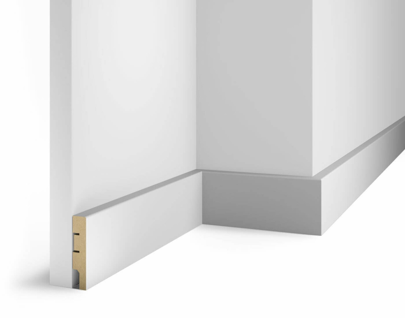 Отделка стен и потолка Плинтус Cosca Decor AP74 75x16x2400 мм