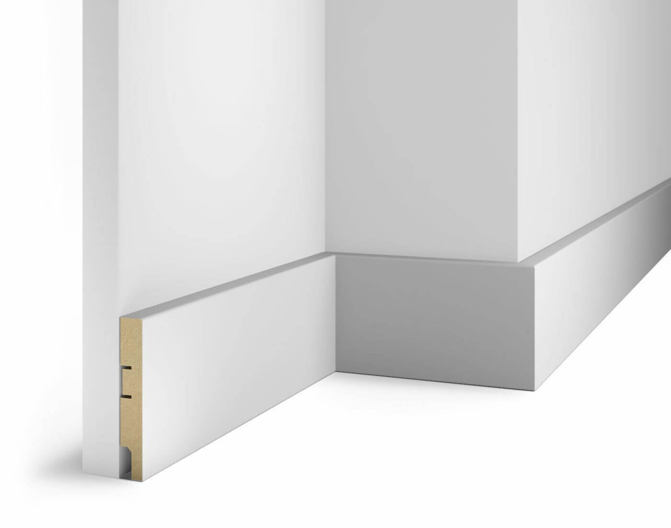 Отделка стен и потолка Плинтус Cosca Decor AP75 100x16x2400 мм