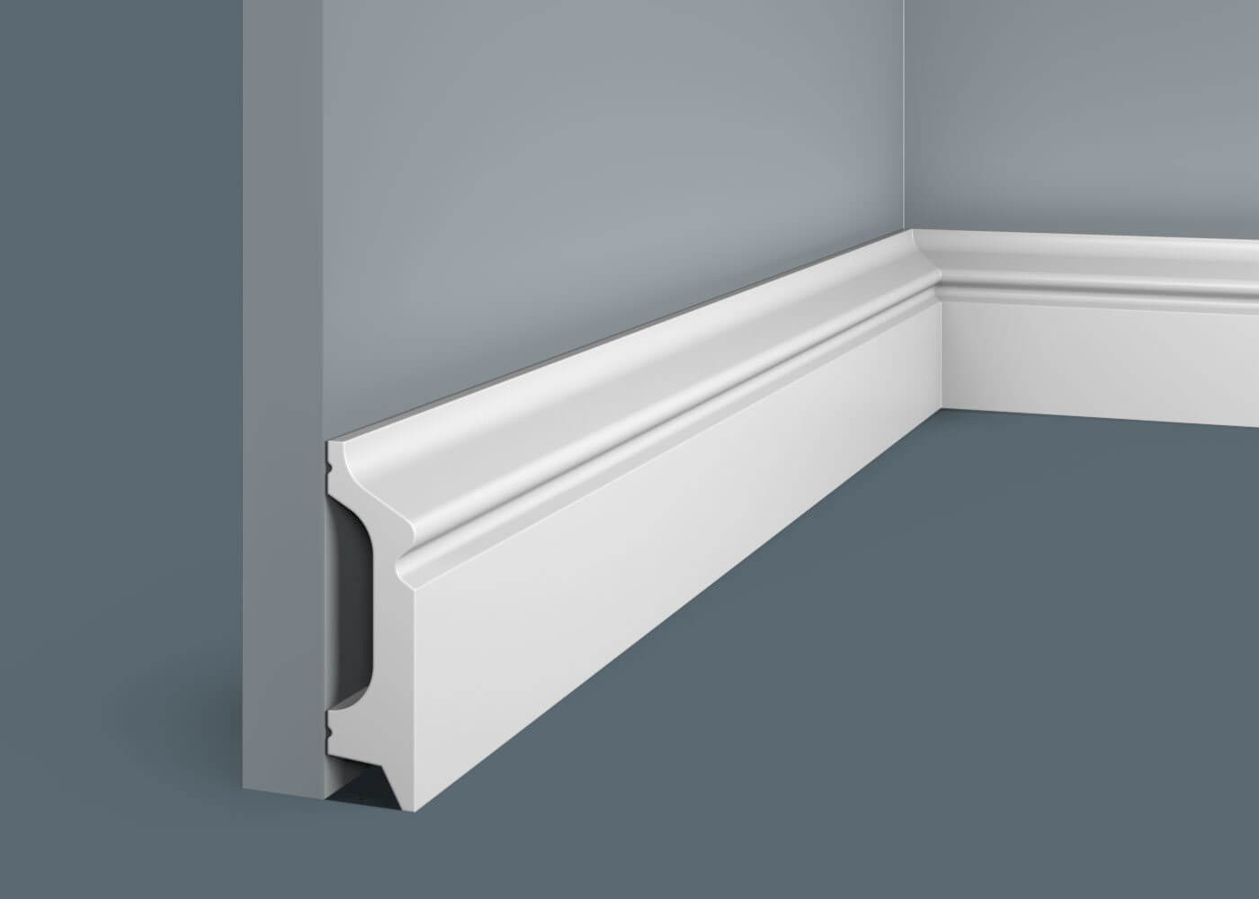 Отделка стен и потолка Плинтус Cosca Decor PX001 78х21х2000 мм