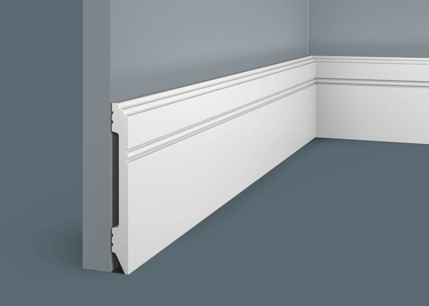 Отделка стен и потолка Плинтус Cosca Decor PX005 108х12х2000 мм