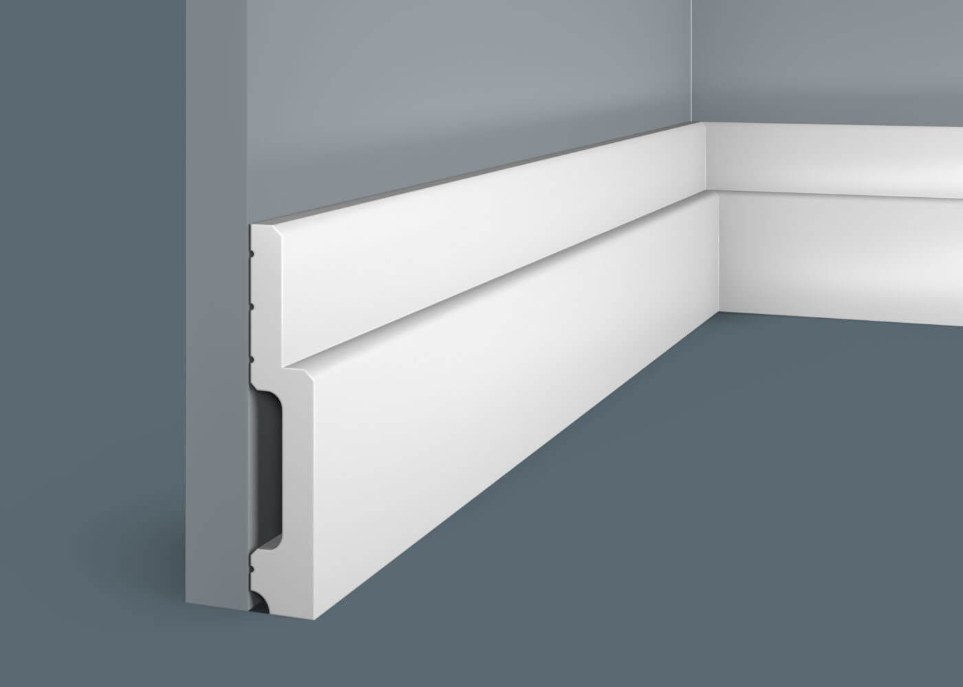 Отделка стен и потолка Плинтус Cosca Decor PX010 110х20х2000 мм