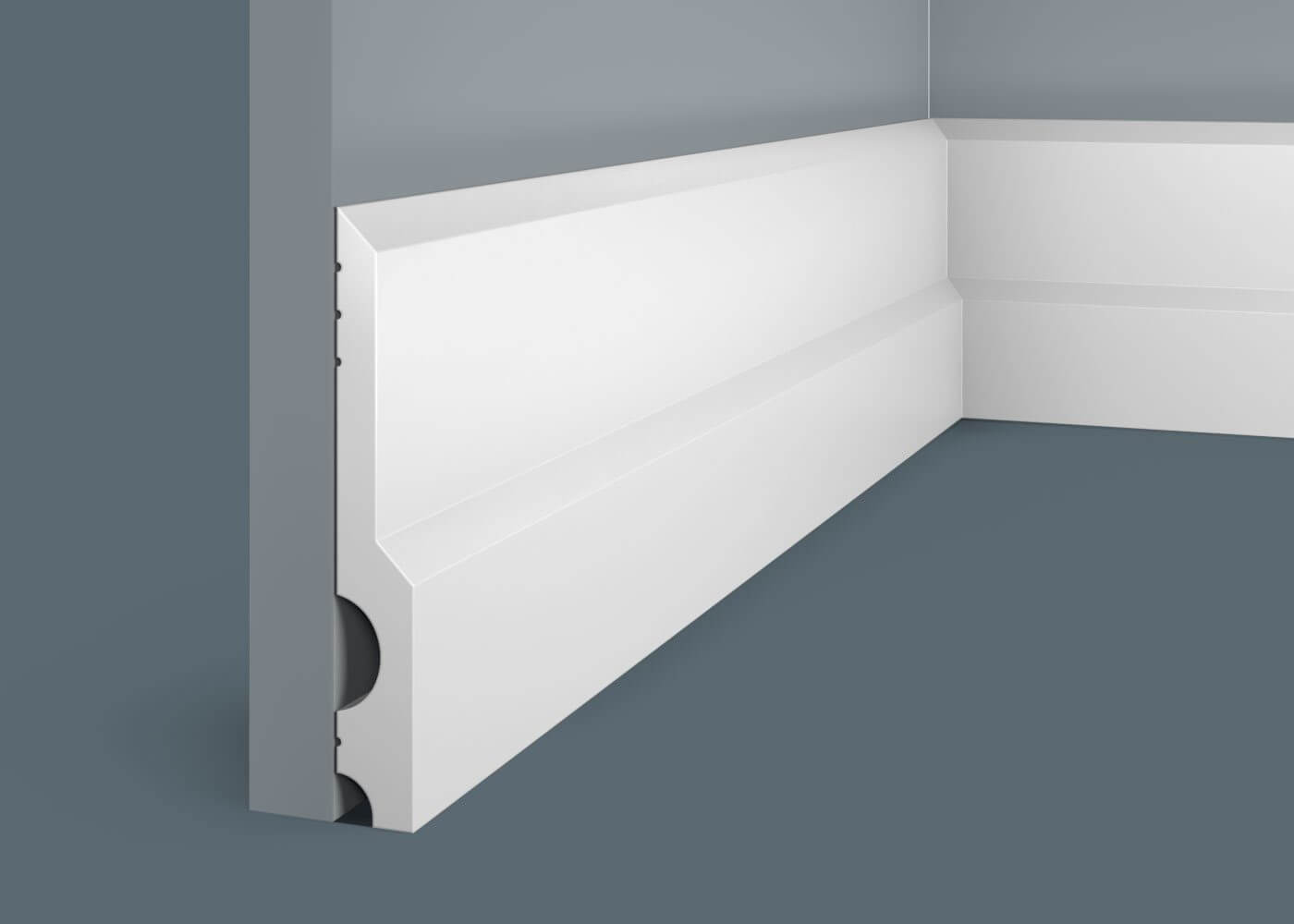 Отделка стен и потолка Плинтус Cosca Decor PX011 130х18х2000 мм