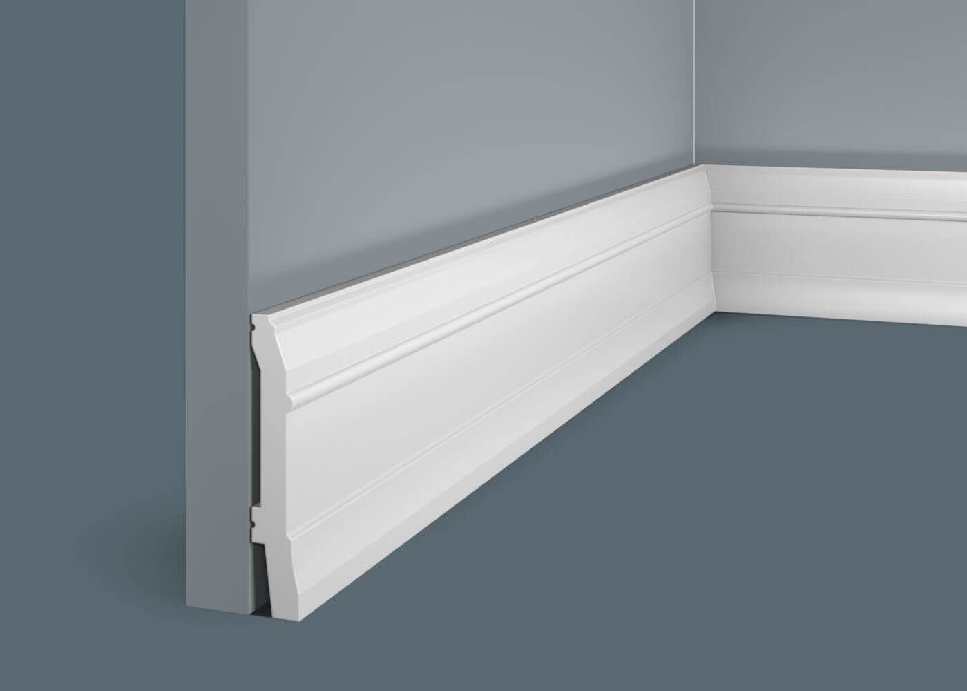 Отделка стен и потолка Плинтус Cosca Decor PX020 85х15х2000 мм