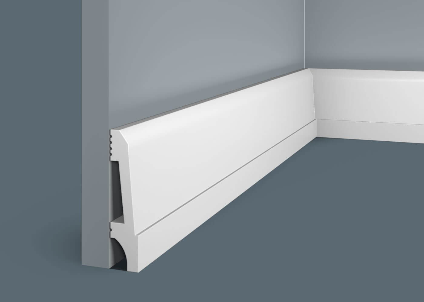 Отделка стен и потолка Плинтус Cosca Decor PX023 90х20х2000 мм