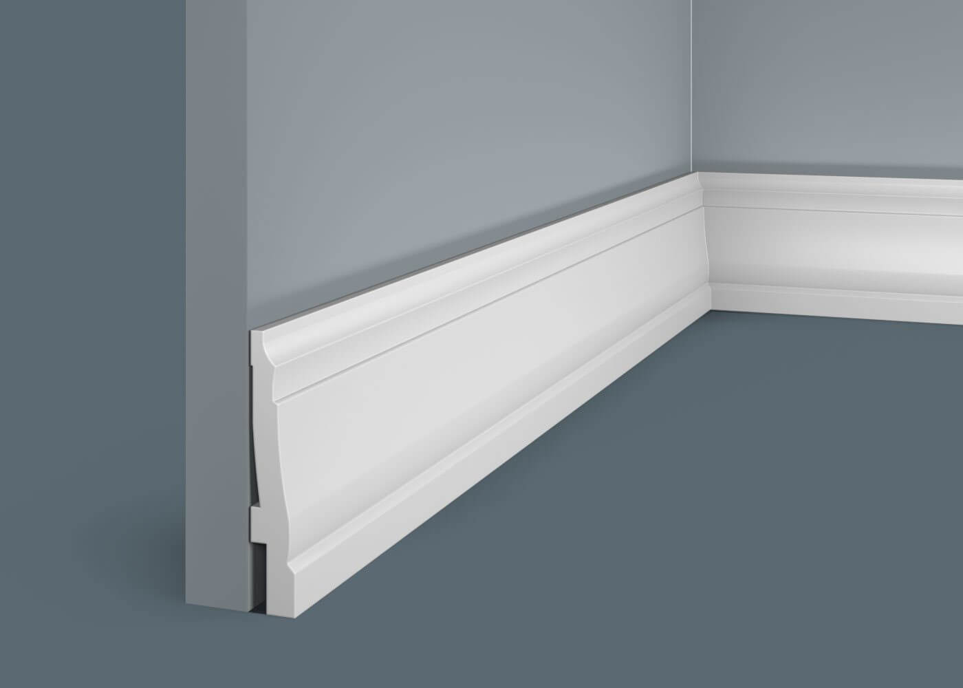 Отделка стен и потолка Плинтус Cosca Decor PX024 80х14х2000 мм