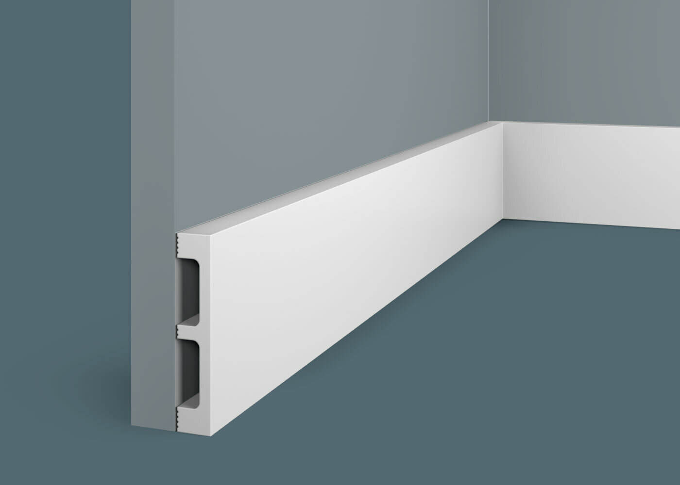 Отделка стен и потолка Плинтус Cosca Decor PX048 80х15х2000 мм