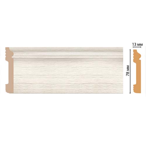 Отделка стен и потолка Плинтус напольный Декомастер D005-70