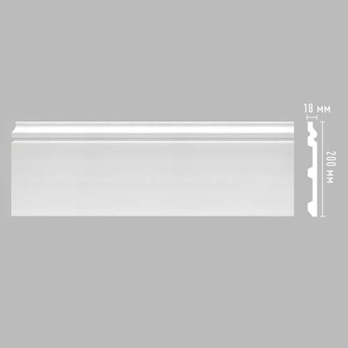 Отделка стен и потолка Плинтус напольный Декомастер A 245