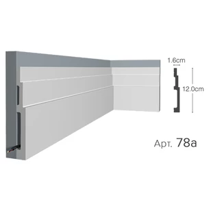 Плинтус напольный Декомастер 78A