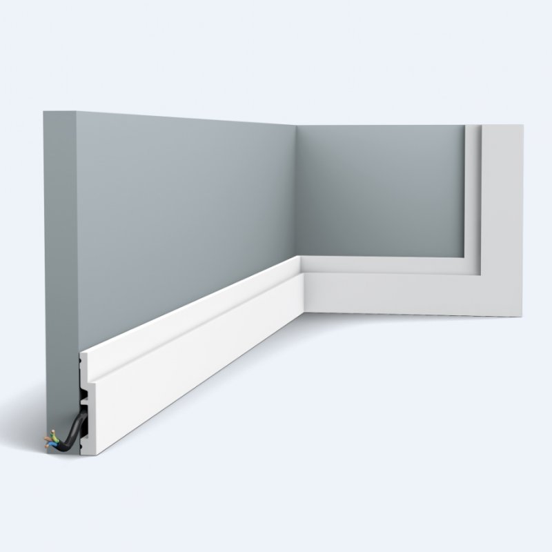 Отделка стен и потолка Плинтус Orac Decor SX187 2000х75х12 мм