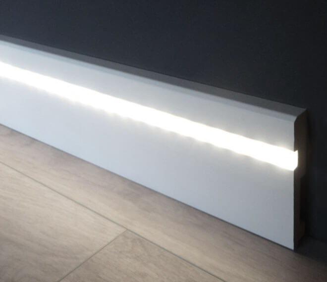Отделка стен и потолка Плинтус для подсветки НМ-1850