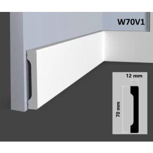 Плинтус Hi Wood B70V1 12х70х2000 мм