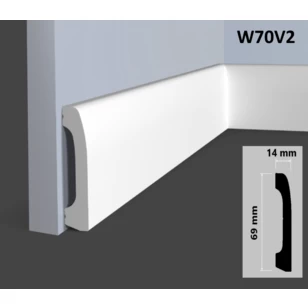 Плинтус Hi Wood B70V2 14х69х2000 мм