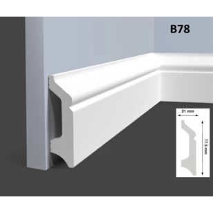 Плинтус Hi Wood B78 21х77.5х2000 мм