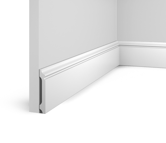 Отделка стен и потолка Плинтус Hi Wood B80A 12.5х80х2000 мм