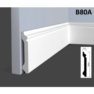 Плинтус Hi Wood B80A 12.5х80х2000 мм