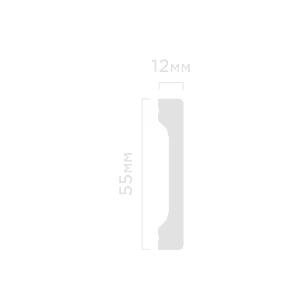 Плинтус Hi Wood B55V1 12х55х2000 мм