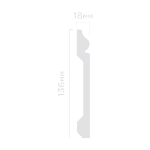 Плинтус Hi Wood B136 18х136х2000 мм