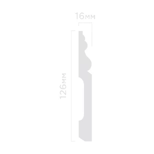 Плинтус Hi Wood B126 16х126х2000 мм