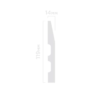 Плинтус Hi Wood B120 14х119х2000 мм