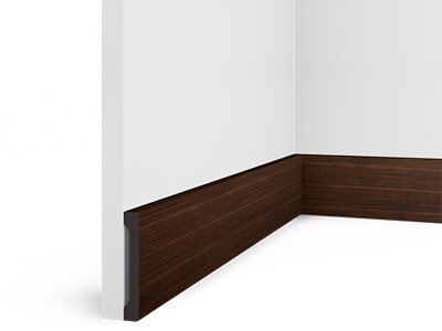 Отделка стен и потолка Декорированный плинтус Hi Wood B90V1 BR396 14х90х2700 мм