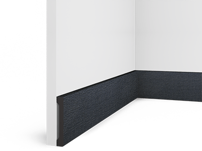 Отделка стен и потолка Декорированный плинтус Hi Wood B90V1 BK114 14х90х2700 мм