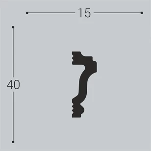 Настенный молдинг Bello Deco М4 40-15