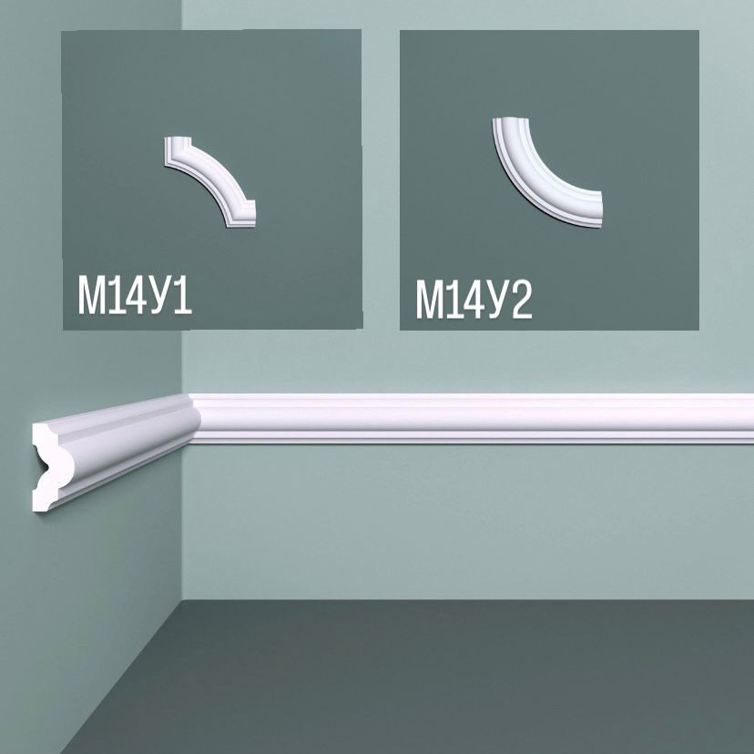 Отделка стен и потолка Настенный молдинг Bello Deco М14 25-12