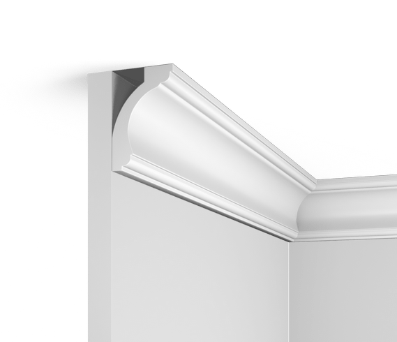 Отделка стен и потолка Плинтус потолочный Hi Wood AL75 76х50х2000 мм