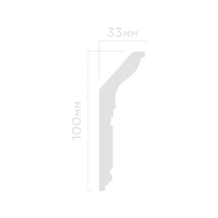 Плинтус потолочный Hi Wood L1902M 100х33х2000 мм