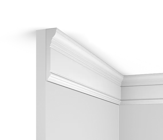 Отделка стен и потолка Плинтус потолочный Hi Wood L1602 96х22х2000 мм