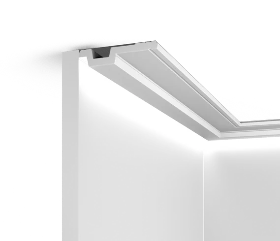 Отделка стен и потолка Плинтус потолочный Hi Wood A90V1 19х90х2000 мм