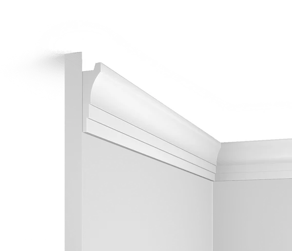 Отделка стен и потолка Плинтус потолочный Hi Wood A70V1 21х70х2000 мм