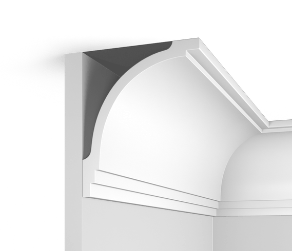 Отделка стен и потолка Плинтус потолочный Hi Wood A195 125х150х2000 мм