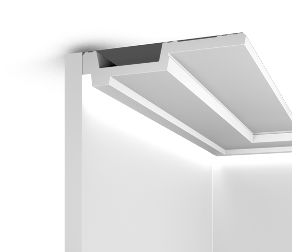 Отделка стен и потолка Плинтус потолочный Hi Wood A170V1 36х170х2000 мм