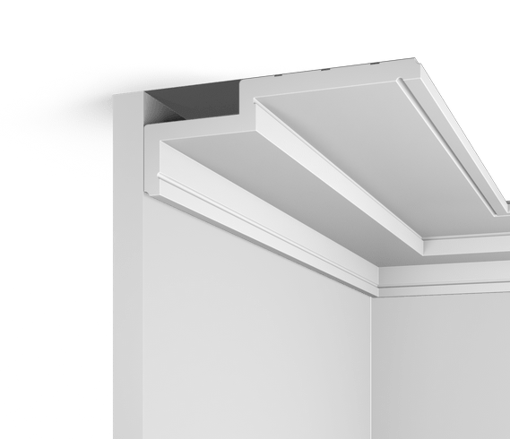 Отделка стен и потолка Плинтус потолочный Hi Wood A165L 62х165х2000 мм